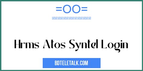 atos syntel login